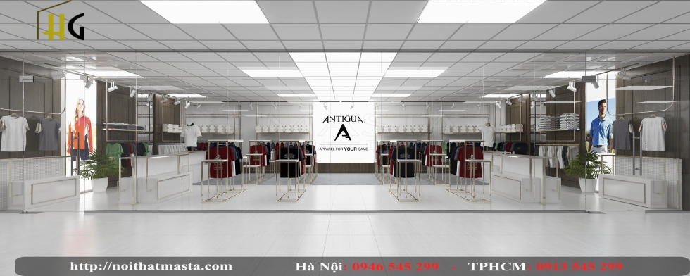 Những mẫu thiết kế nội thất shop thời trang đẹp
